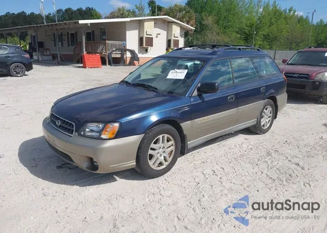 2003 Subaru Outback из США, поврежденный, VIN 4S3BH675437607438